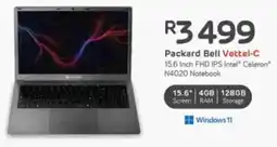 Computer Mania Packard Bell Vettel-C 15.6 Inch FHD IPS Intel Celeron N4020 Notebook offer