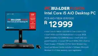 Computer Mania PC BUILDER Fusion Intel Core i5 AiO Desktop PC offer