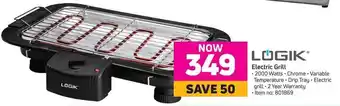 Game Logik Electric Grill 2000 Watts offer