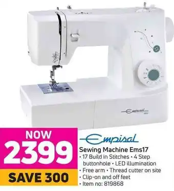 Game Empisal Sewing Machine Ems17 offer