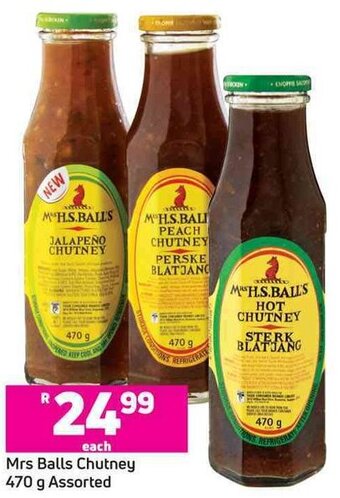 Game Mrs Balls Chutney 470g Assorted offer
