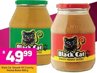 Game Black Cat Smooth or Crunchy Peanut Butter 800g offer