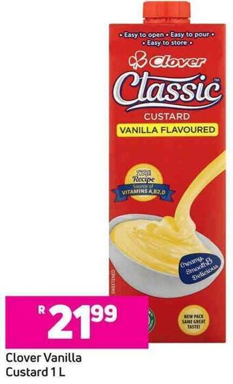Game Clover Vanilla Custard 1L offer
