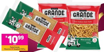 Game Pasta Grande Macaroni or Spaghetti 500g offer