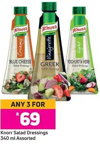 Game Knorr Salad Dressings 340ml Assorted offer