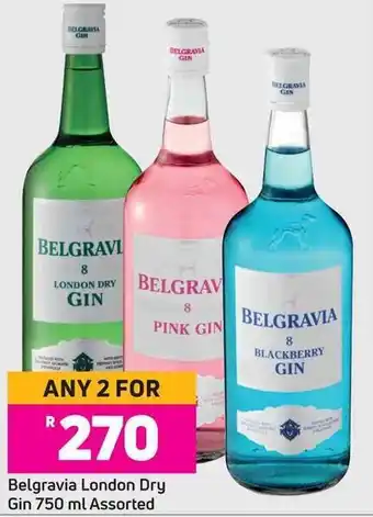 Game Belgravia London Dry Gin 750ml Assorted offer