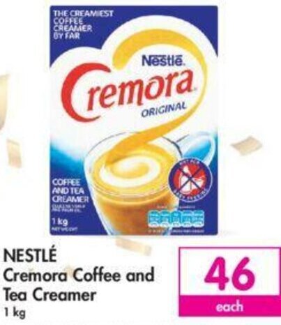 Nestlé Cremora Coffee and Tea Creamer 1kg offer at Makro