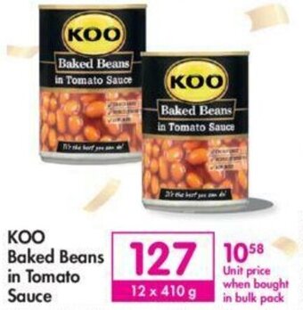Makro Koo Baked Beans in Tomato Sauce 12 x 410g offer