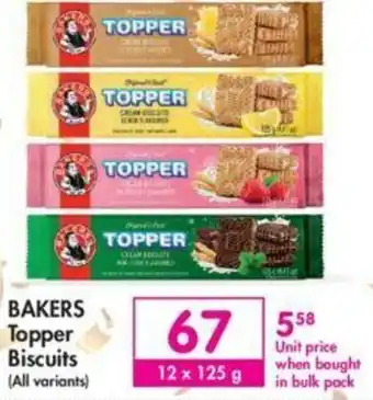 Makro Bakers Topper Biscuits 12x125g offer