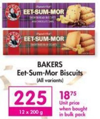 Makro Bakers Eet-Sum-Mor Biscuits 12 x 200g offer