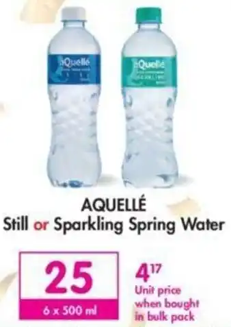 Makro Aquellé Still or Sparkling Spring Water 6 x 500ml offer