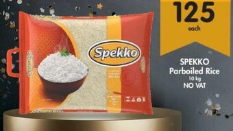 Spekko Parboiled Rice 10kg
