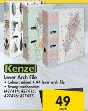 Kenzel Lever Arch File