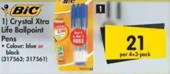 Makro Bic Crystal Xtra Life Ballpoint Pens offer