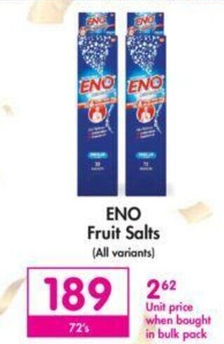Makro Eno Fruit Salts 72's offer