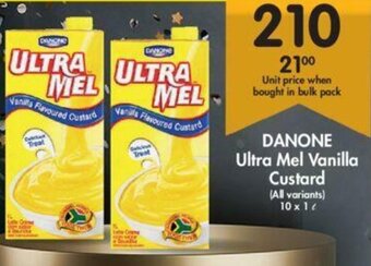 Makro Danone Ultra Mel Vanilla Custard 10 x 1L offer