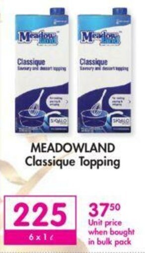 Makro Meadowland Classique Topping 6 x 1L offer