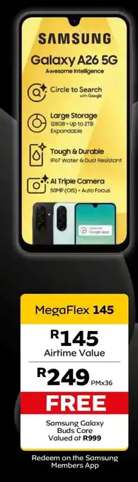 MTN Samsung Galaxy A26 5G offer
