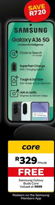 MTN Samsung Galaxy A36 5G offer