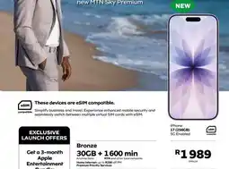 MTN iPhone 17 (256GB) offer