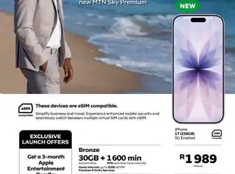 MTN iPhone 17 (256GB) offer