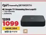 HiFi Corp 4K Google TV Streaming Box-LeapS3 offer