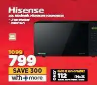 HiFi Corp Hisense 20L Electronic Microwave H20MOMS15 offer