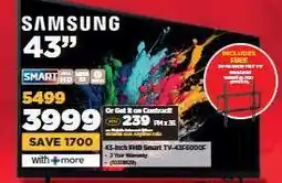 HiFi Corp Samsung 43 FHD Smart TV offer