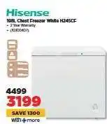 HiFi Corp Hisense 198L Chest Freezer White H245CF offer