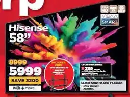 HiFi Corp Hisense 58 offer