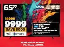 HiFi Corp 65 5K QLED TV 4K-650ZF offer