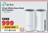 HiFi Corp TP-LINK 2 Pack Whole Home Mesh Wi-Fi System offer