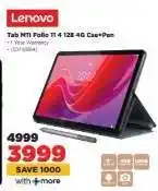 HiFi Corp Lenovo Tab M11 Folio 11 4 128 4G Case+Pen offer