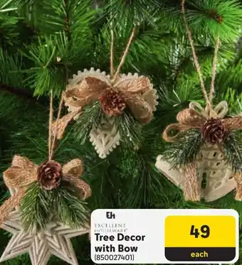 Makro Tree Decor with Bow offer