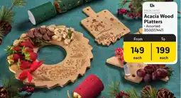 Makro Excellent Houseware Acacia Wood Platters offer