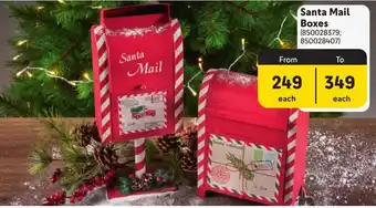 Makro Santa Mail Boxes offer