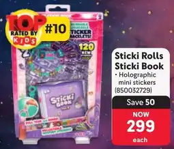 Makro Sticki Rolls Sticki Book offer