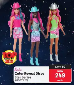 Makro Barbie Color Reveal Disco Star Series offer