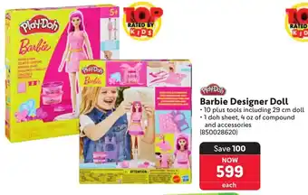 Makro Play-Doh Barbie Designer Doll offer