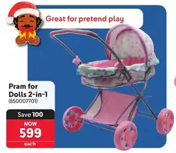 Makro Pram for Dolls 2-in-1 offer
