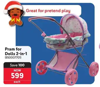 Makro Pram for Dolls 2-in-1 offer