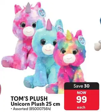 Makro TOM'S PLUSH Unicorn Plush offer
