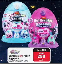 Makro Zuru Rainbocorns Eggzania or Frozen Eggzania offer