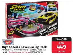 Makro Motor Max High Speed 3-Level Racing Track offer