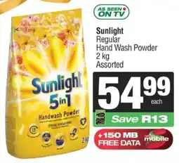 SuperSpar Sunlight Regular Hand Wash Powder Assorted offer
