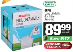 SuperSpar SPAR Long Life Milk Assorted offer