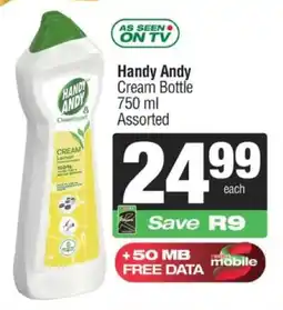 SuperSpar Handy Andy Cream Bottle Assorted offer