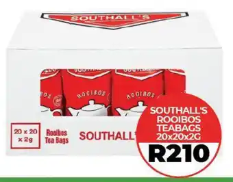 1UP Southall's Rooibos Tea Bags offer