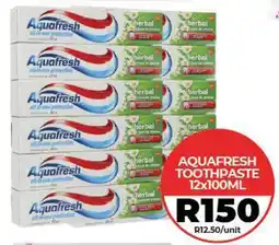 1UP Aquafresh toothpaste offer