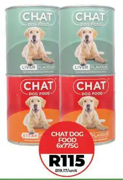 1UP Chat dog food offer